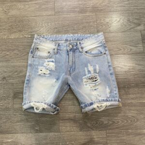 Short Jeans Destroy Custom - BLue Wax