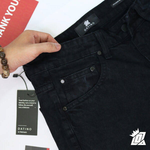 Short Jeans Datino Wash Black no 7
