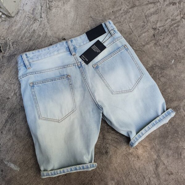 Short Jeans Destroy Dirty Blue no 11