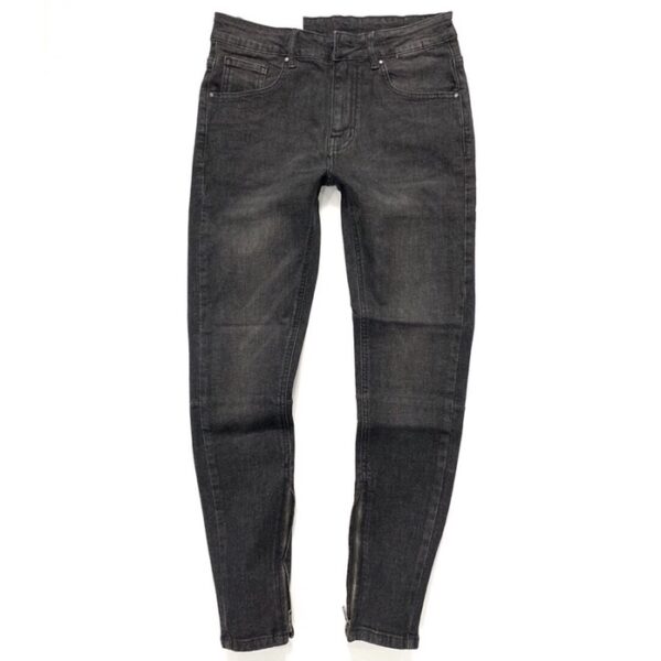 Skinny Jeans Zipper Grey 10