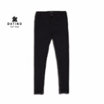 Skinny Jeans Zipper Datino - Black