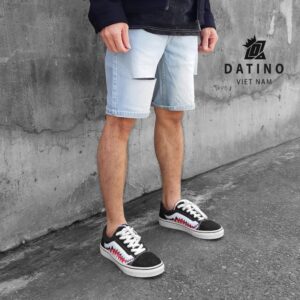 Short Jeans Destroy Datino - Silver Blue